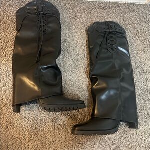 Darker Wavs Western Fold Over Boots